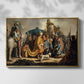 David with Goliath's Head in front of Saul, for Rembrandt, 1627 - Floater Framed Canvas Print