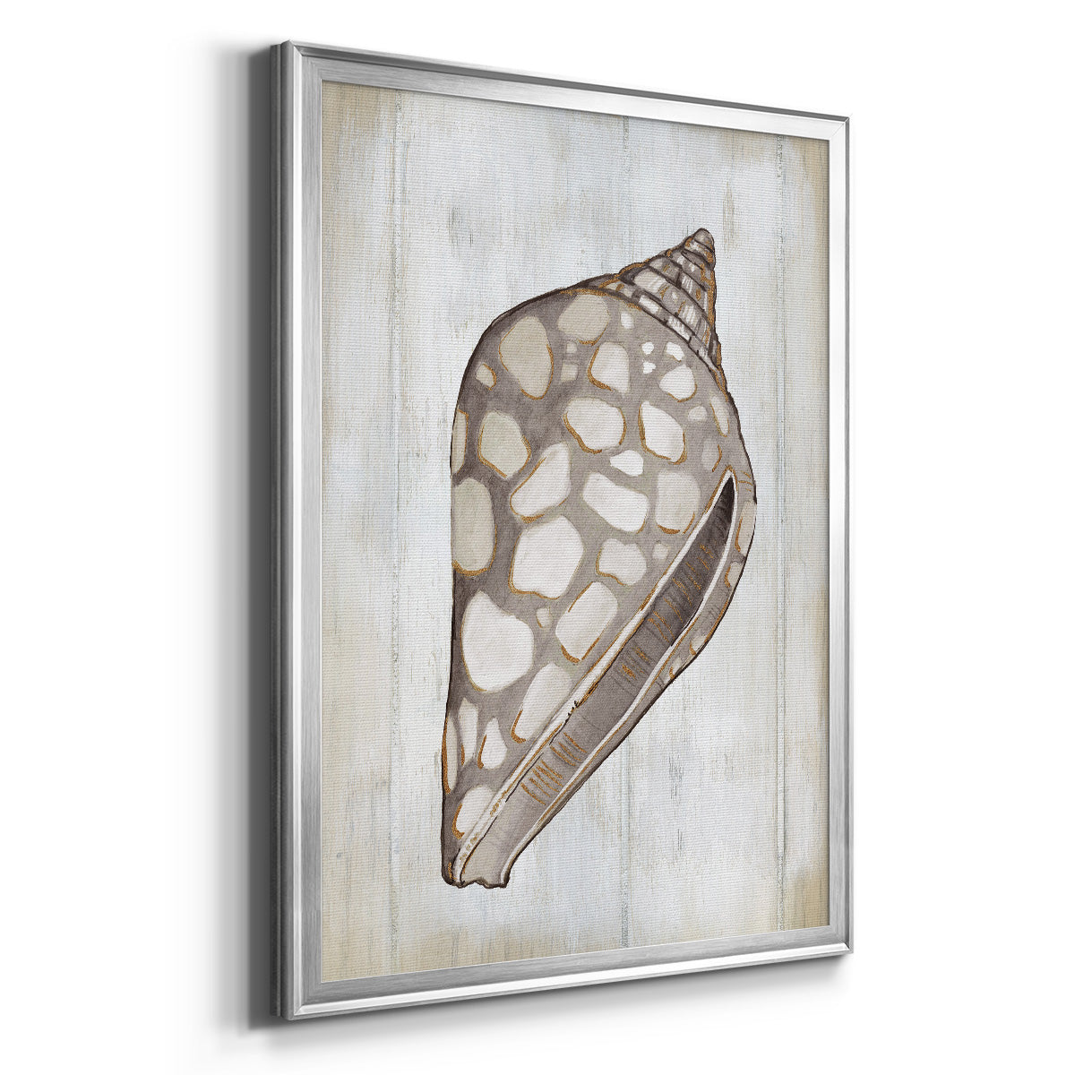 Ocean Cone I - Modern Framed Canvas Print