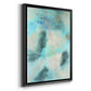 Blue Shift II - Modern Framed Canvas Print