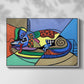 A Dog Named Picasso - Floater Framed Canvas Print