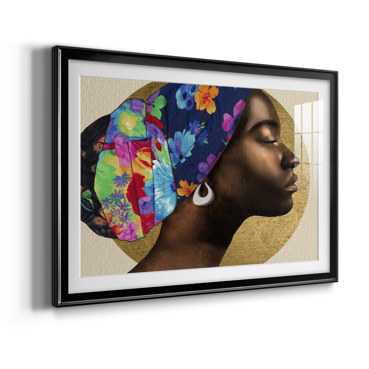 Golden Lady I Premium Framed Print - Ready to Hang