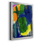 Brights Strokes I - Modern Framed Canvas Print