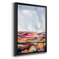 Chromatic Landscapes I - Modern Framed Canvas Print