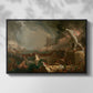 The Course of Empire: Destruction, 1836 - Floater Framed Canvas Print