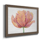 Single Pink Bloom I Premium Framed Canvas- Ready to Hang