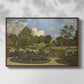 The Painter's Garden at Saint-Privé, 1886 - Floater Framed Canvas Print