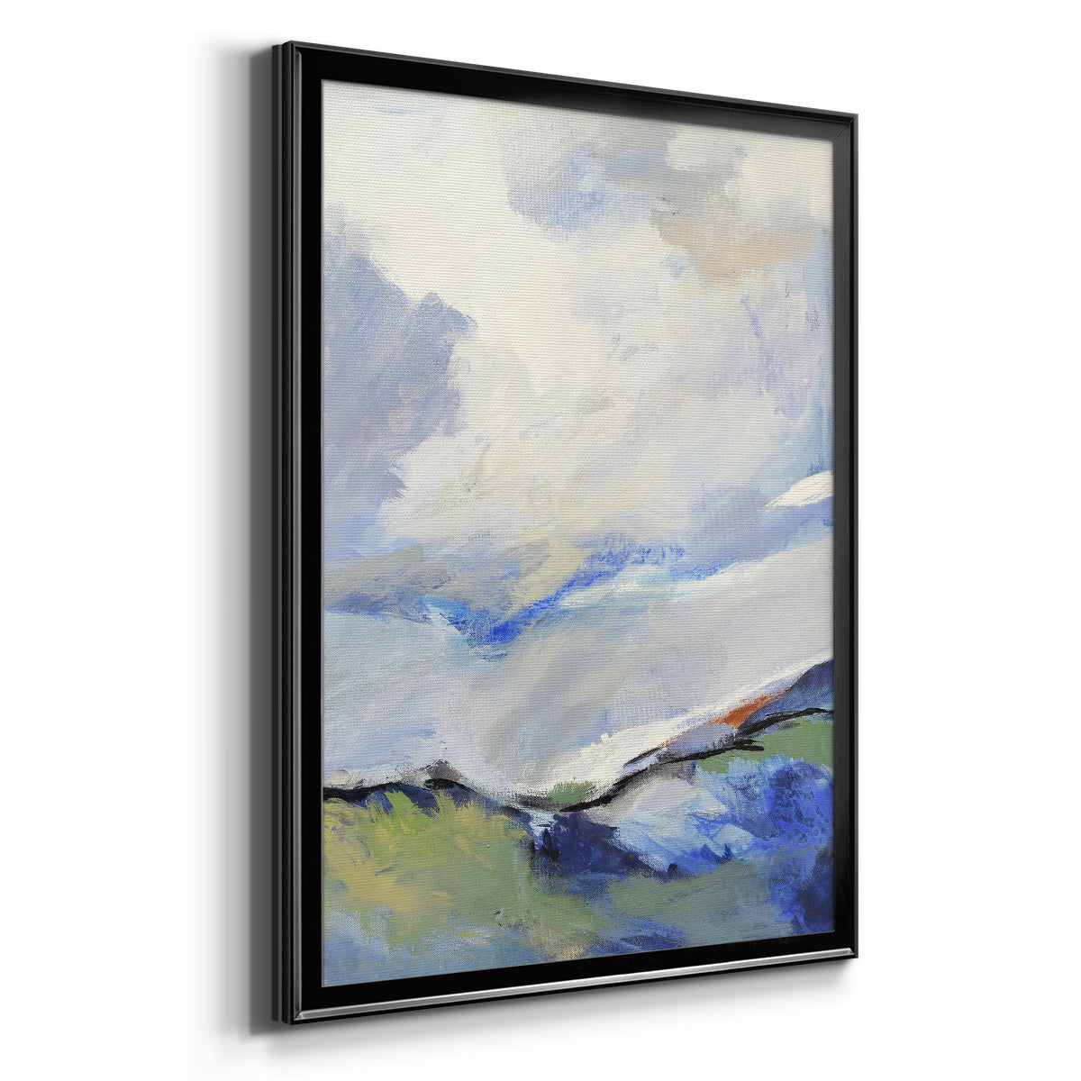 Around The Clouds III - Modern Framed Canvas Print