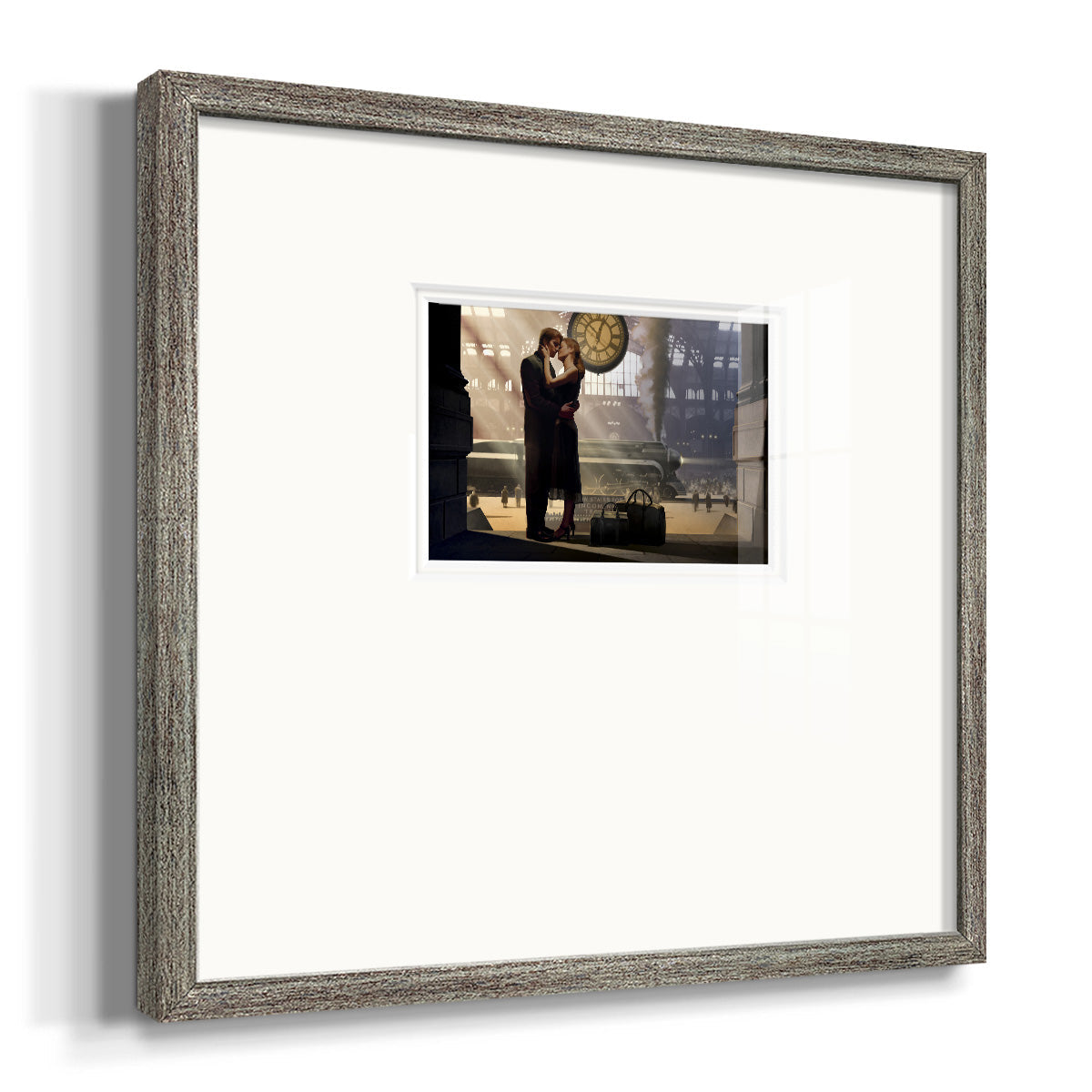 Au Revoir Premium Framed Print Double Matboard