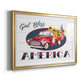 God Bless America Truck Premium Framed Print - Ready to Hang