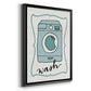 Wash - Modern Framed Canvas Print