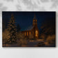 Pale Winter Dawn Parish - Canvas Art Print