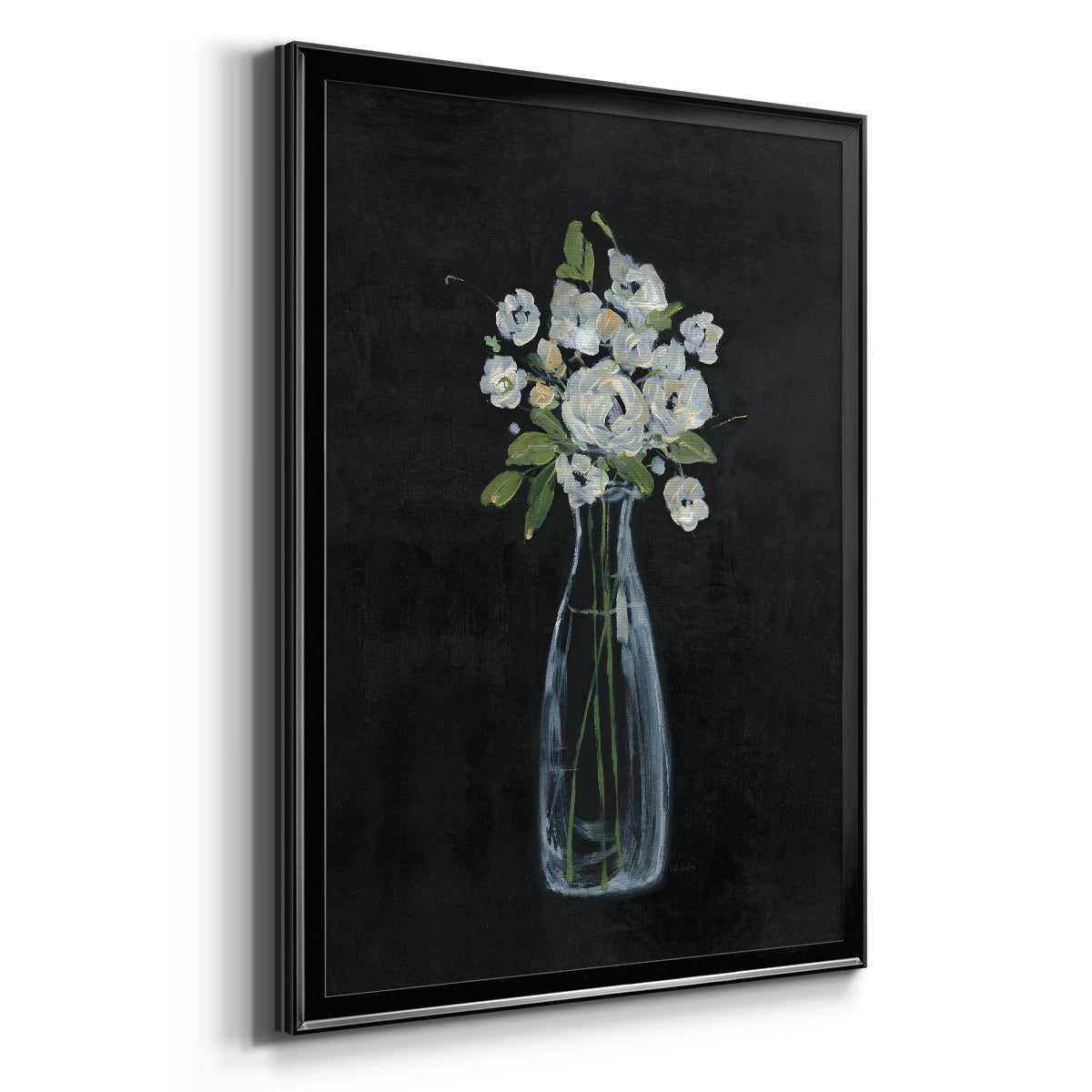 Sophisticated Farm Floral II - Modern Framed Canvas Print