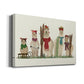 Llama Family Winter Sports - Premium Gallery Wrapped Canvas  - Ready to Hang