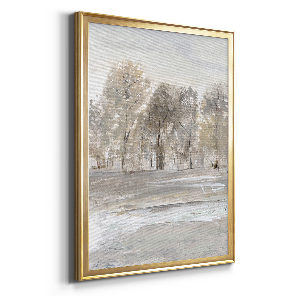 Meadow's Edge II - Modern Framed Canvas Print