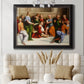 Christ Washing the Disciples' Feet - Ornate Framed Canvas Print
