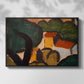Landscape with Trees and Houses, c. 1905 - Floater Framed Canvas Print