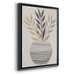 Palm Arrangement I - Modern Framed Canvas Print