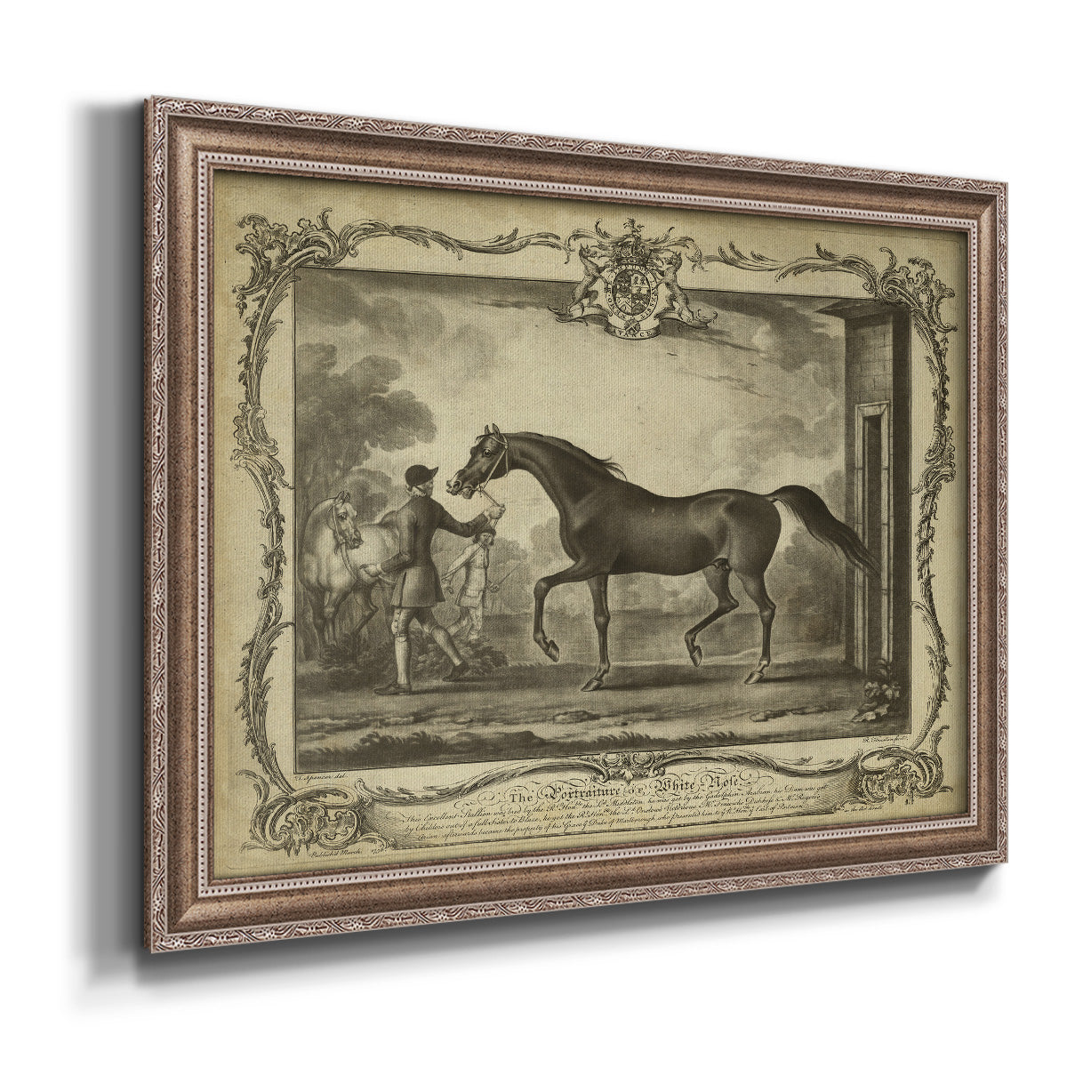 Distinguished Horses IV Premium Framed Canvas- Ready to Hang