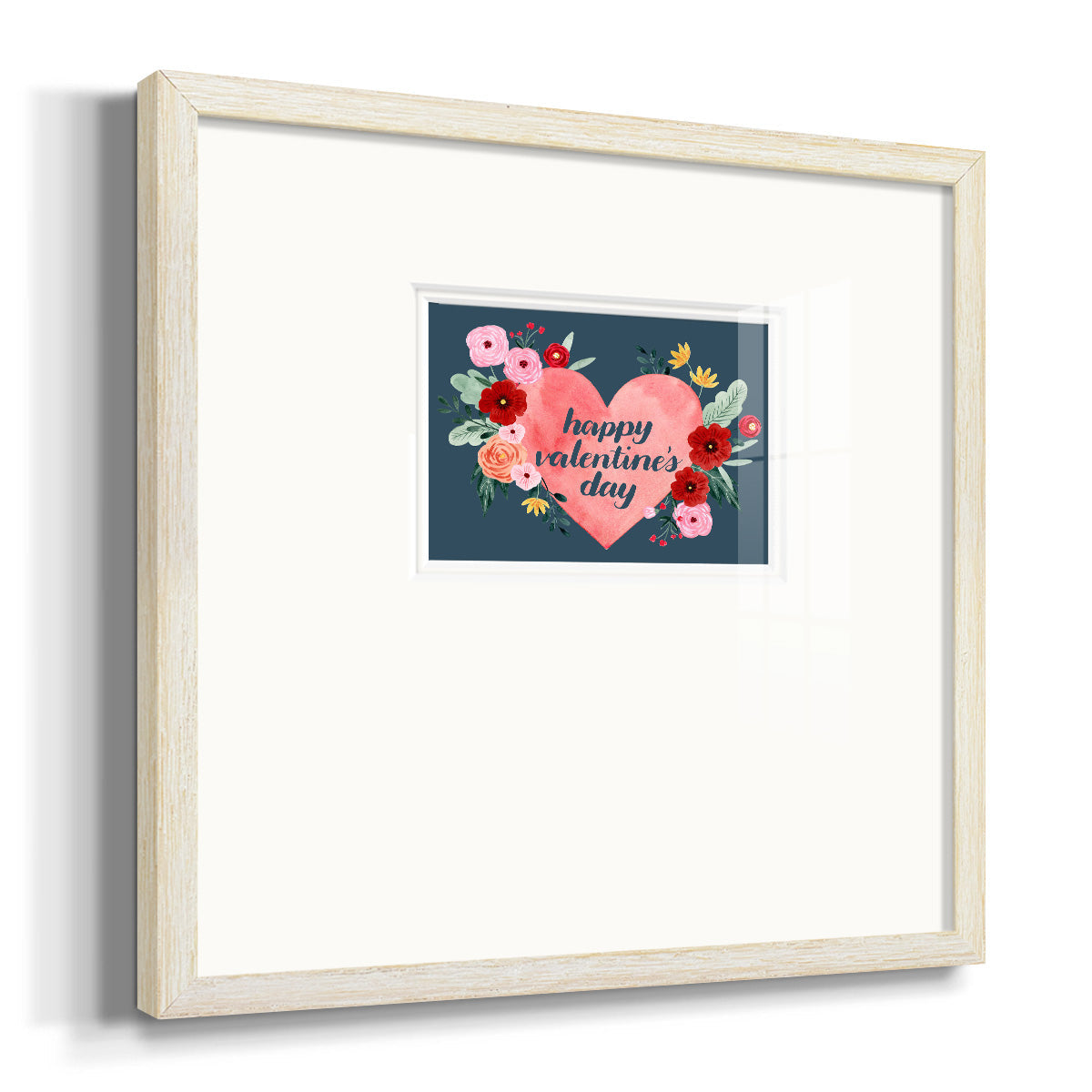 Sweet Hearts Collection A Premium Framed Print Double Matboard