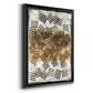Raffia Palm II - Modern Framed Canvas Print