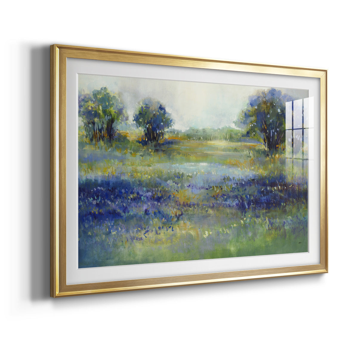 Wildflower View - Modern Framed Art Print