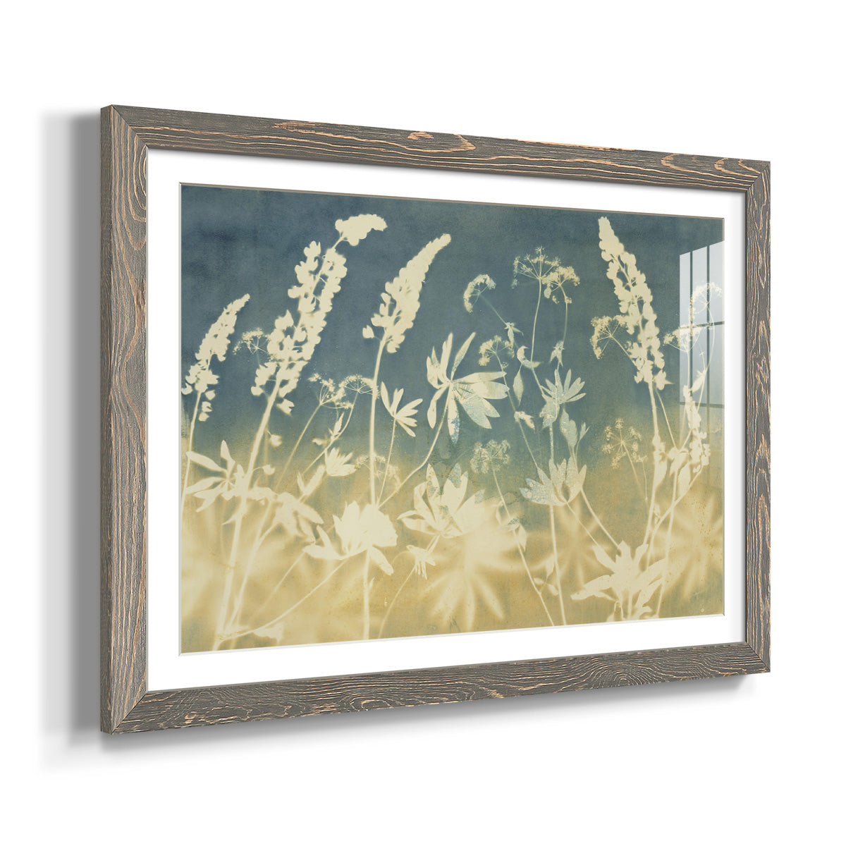 Solstice Lupine - Barnwood Framed Art Print