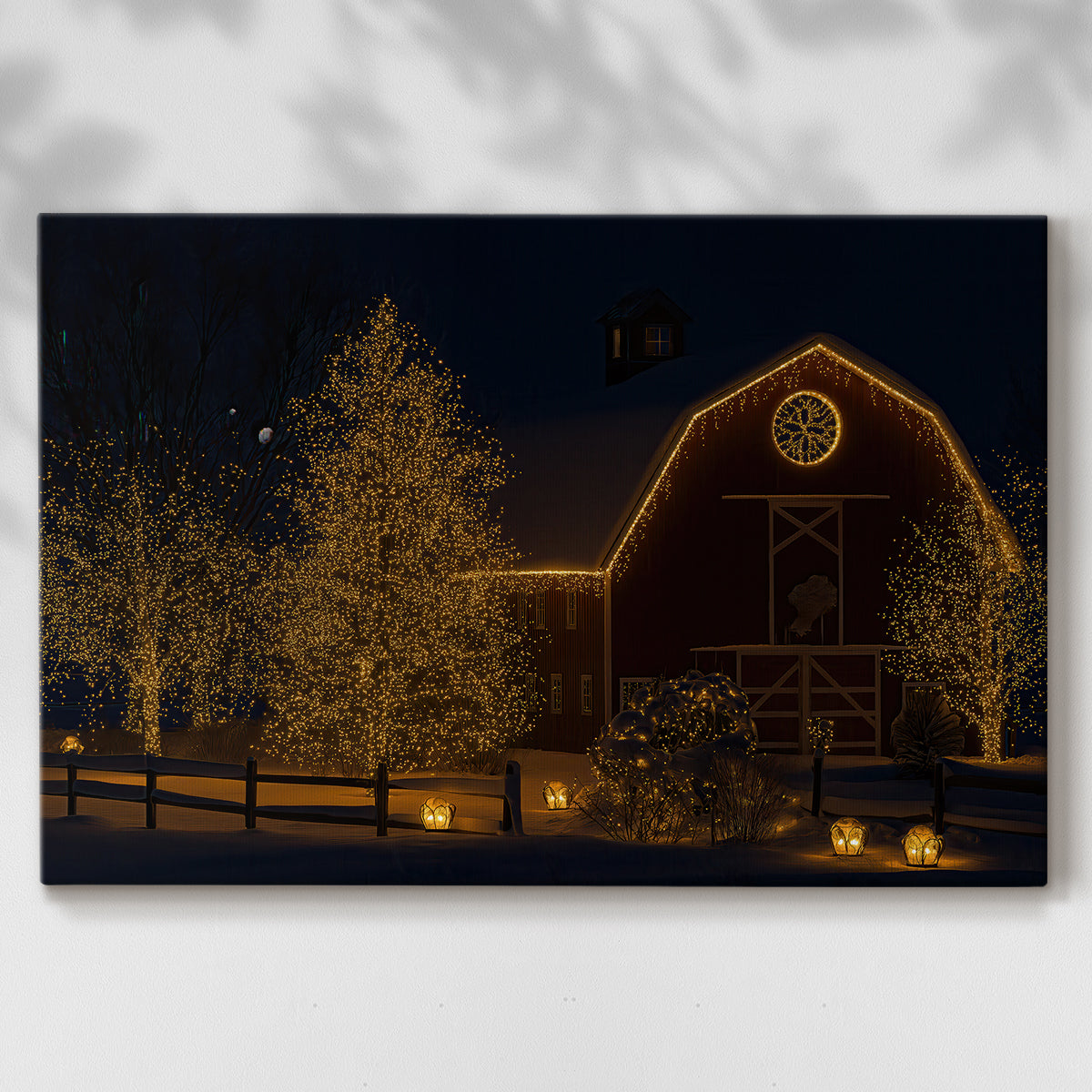 Candlelit Serenade of Morning - Canvas Art Print