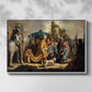 David with Goliath's Head in front of Saul, for Rembrandt, 1627 - Floater Framed Canvas Print