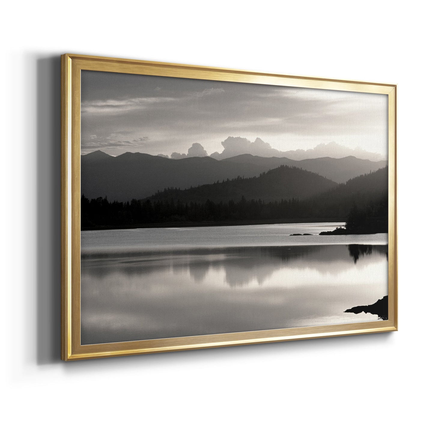 Salish Mountains Premium Classic Framed Canvas - Ready to Hang