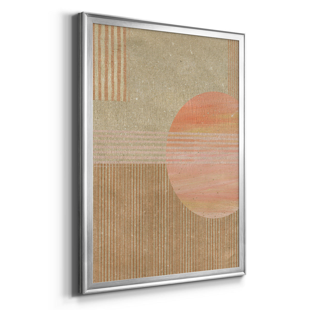 Adobe Sunrise II - Modern Framed Canvas Print