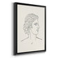 Greek Busts I - Modern Framed Canvas Print