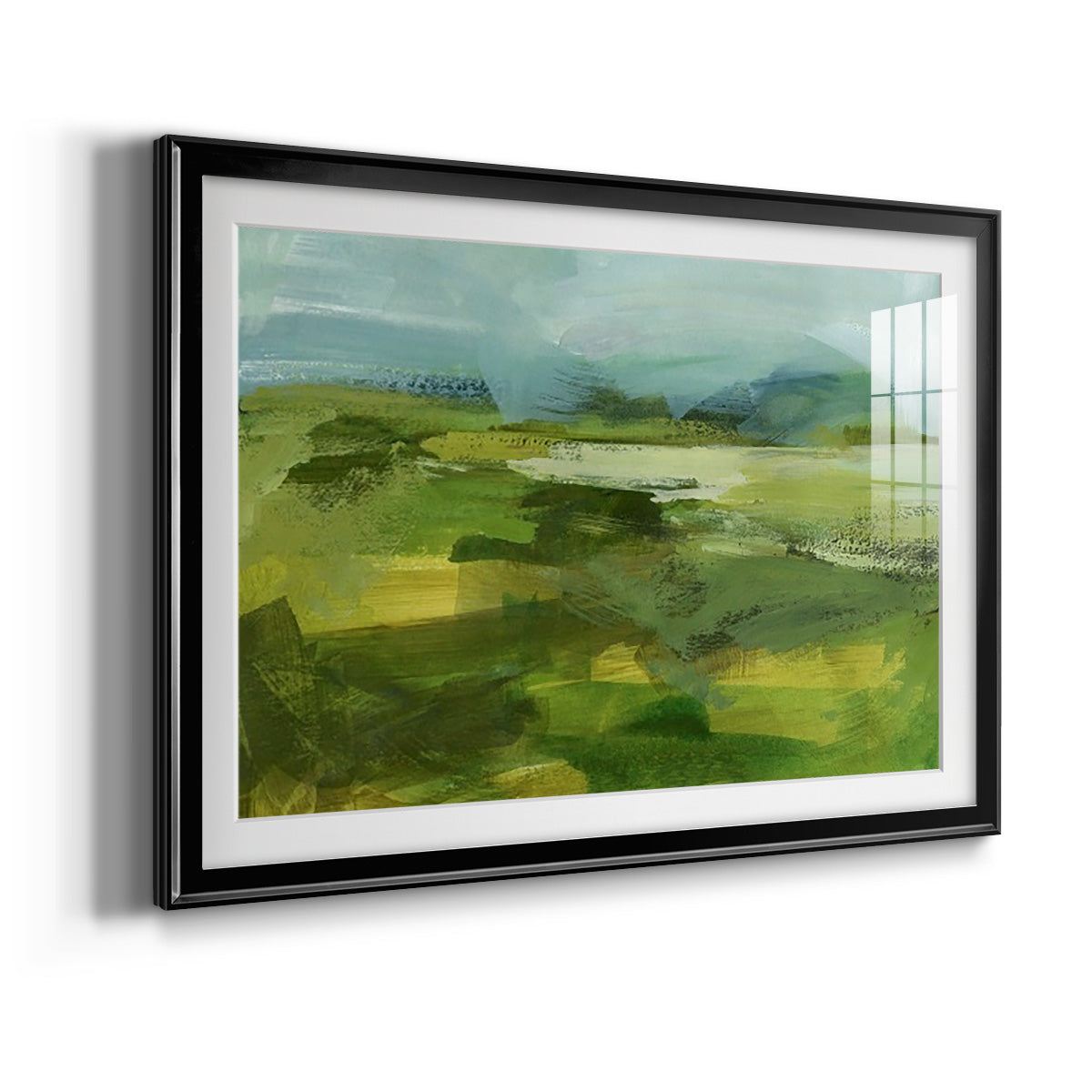 Emerald View IV Premium Framed Print - Ready to Hang