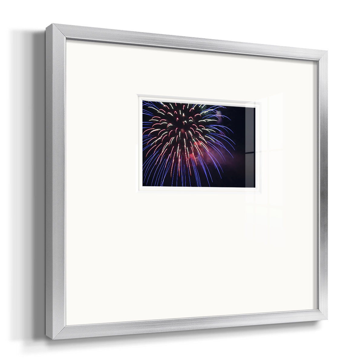 Sky Flower Premium Framed Print Double Matboard