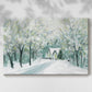 Eve of Snowwhite Midwinter - Canvas Art Print