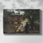 A Catholic Priest in Front of a Sarcophagus, c. 1857 - Floater Framed Canvas Print
