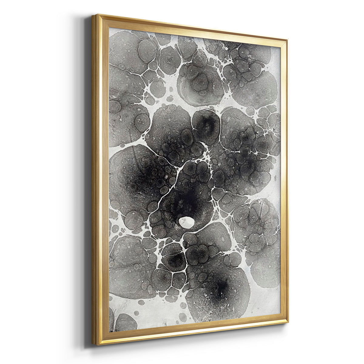 Marbling XIV - Modern Framed Canvas Print