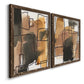 Retro Vibe I - Premium Framed Canvas 2 Piece Set - Ready to Hang