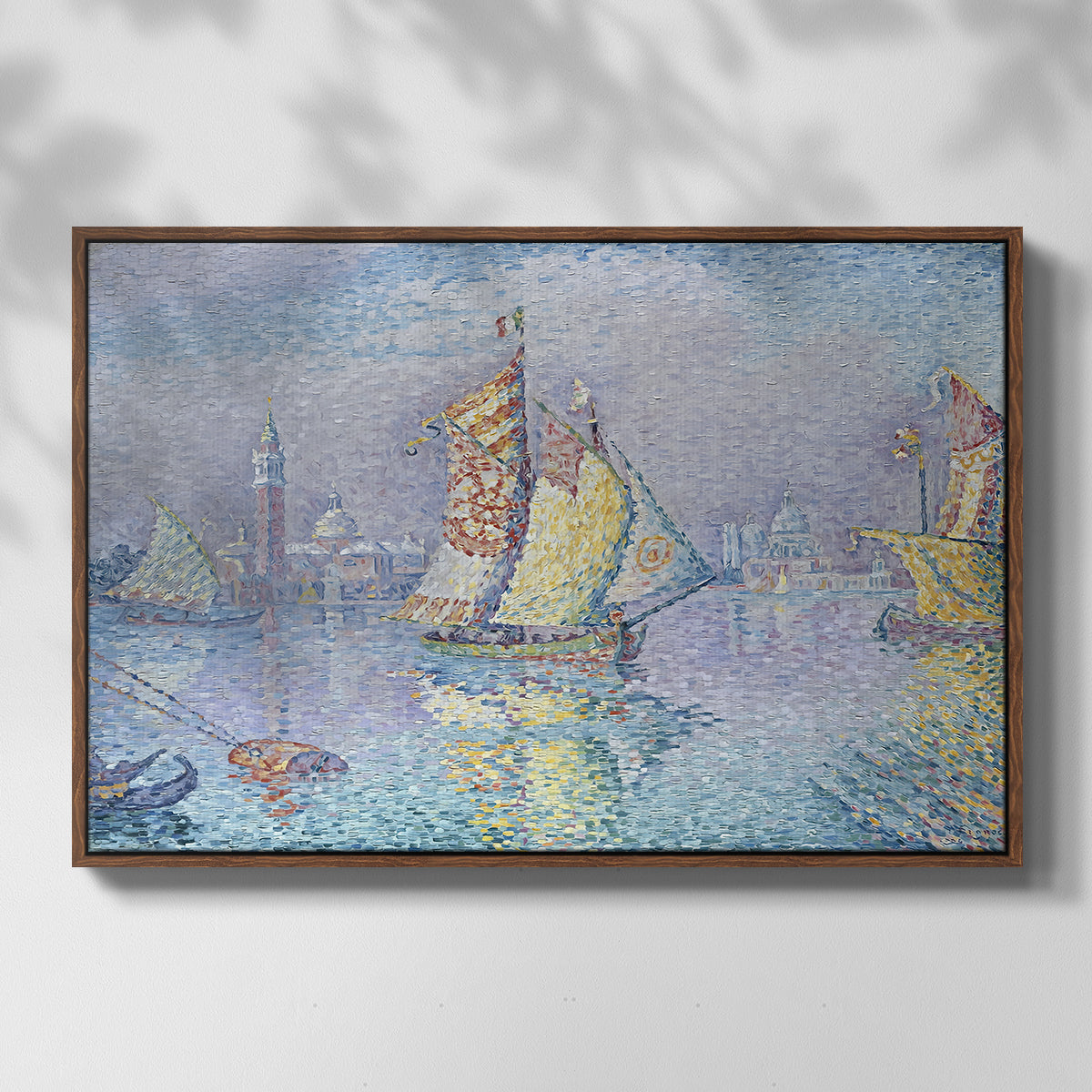 Venice, the Yellow Sail, 1904 - Floater Framed Canvas Print