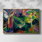 Deer in a Monastery Garden, 1912 - Floater Framed Canvas Print