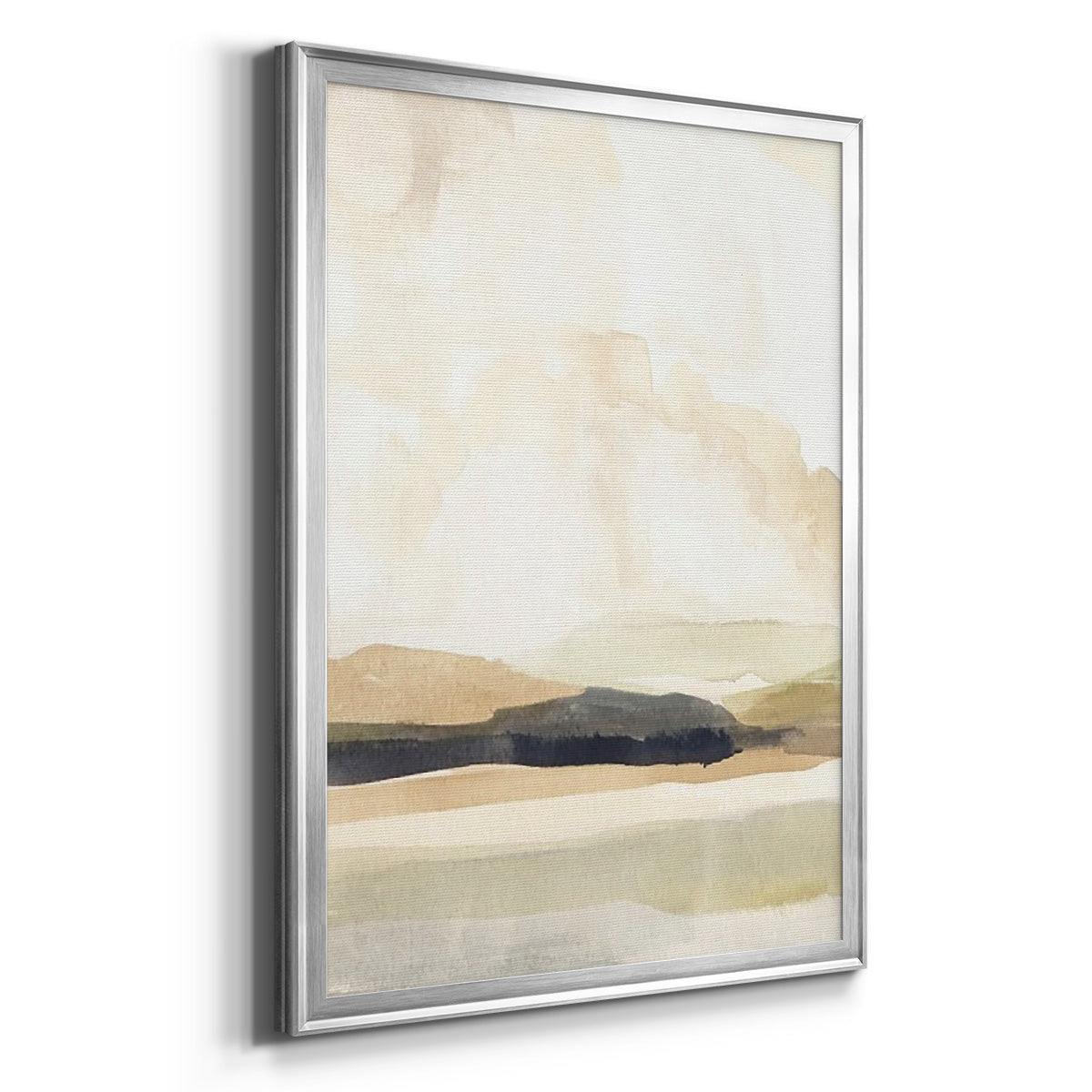 Slate Movement I - Modern Framed Canvas Print