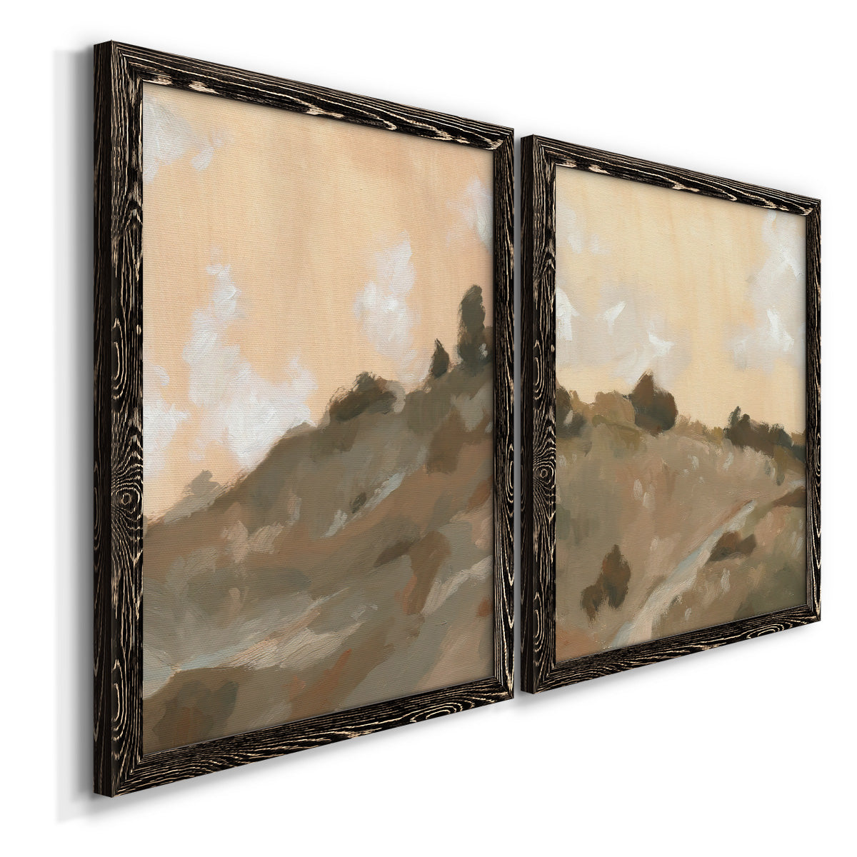 Hillside Walking Path III - Premium Framed Canvas 2 Piece Set - Ready to Hang