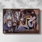 Women of Algiers (Version O), 1955 - Floater Framed Canvas Print