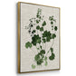 Forest Foliage on Linen I - Framed Premium Gallery Wrapped Canvas L Frame 3 Piece Set - Ready to Hang