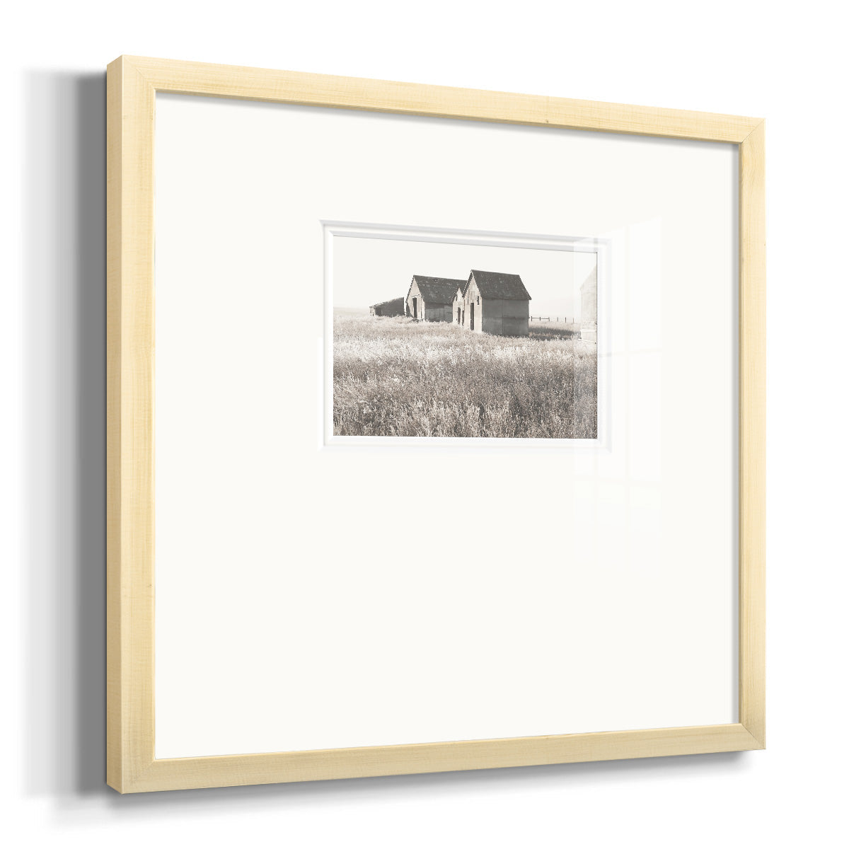 Neutral Barn Premium Framed Print Double Matboard