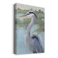 Blue Heron Portrait I Premium Gallery Wrapped Canvas - Ready to Hang