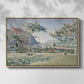 Comblat-le-Château, the Meadow, Opus 161, 1887 - Floater Framed Canvas Print