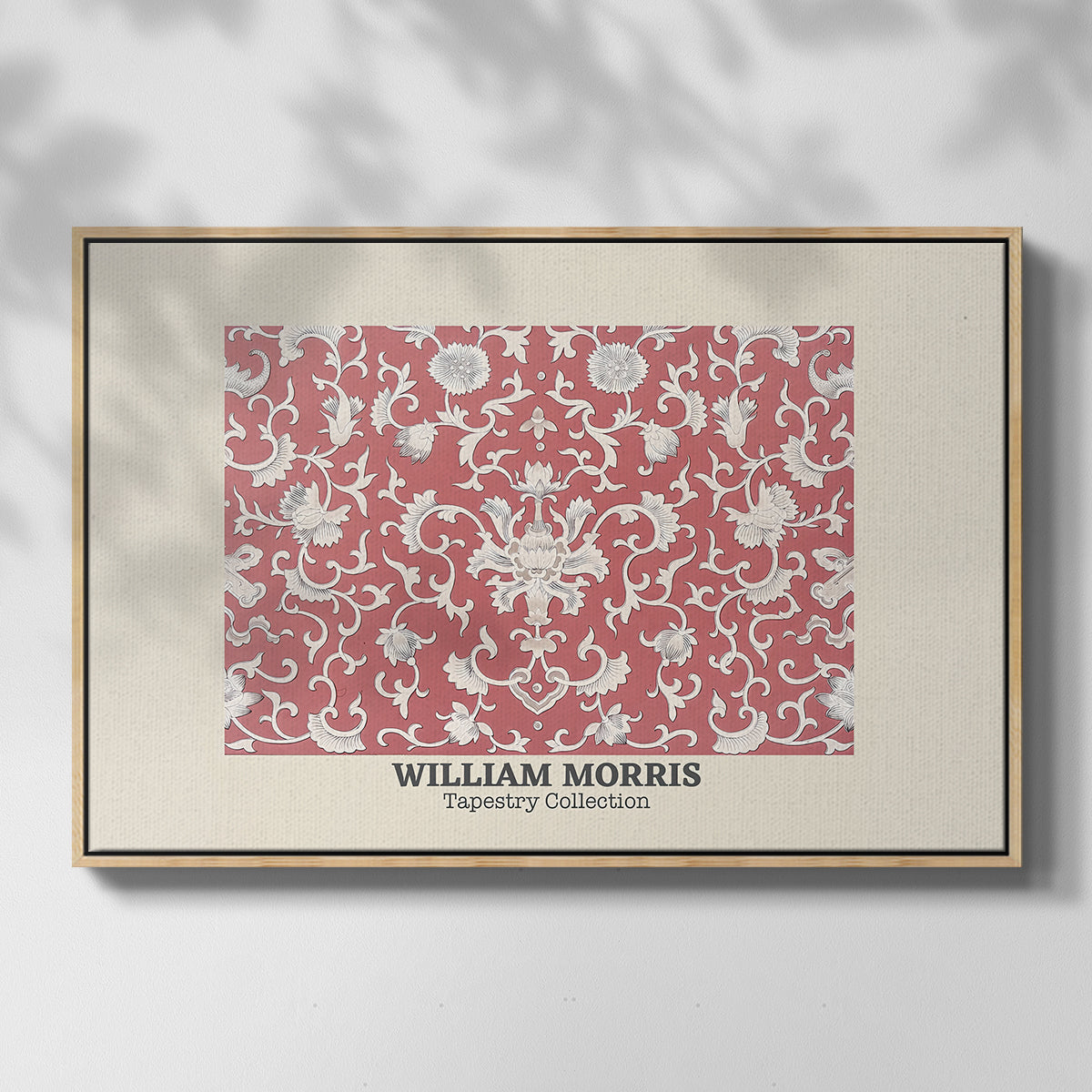 Examples of Chinese Ornament, Pl. XCV (Morris Inspired), 1867 - Floater Framed Canvas Print