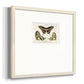 Crackled Butterflies I - Double Matboard Framed Print