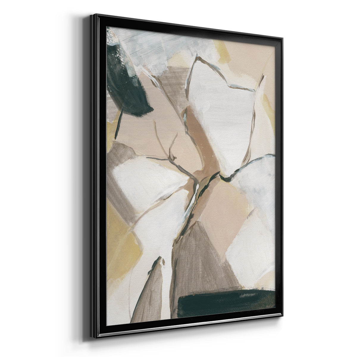 Marble Lines I - Modern Framed Canvas Print