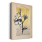 Floral Diary IV Premium Gallery Wrapped Canvas - Ready to Hang